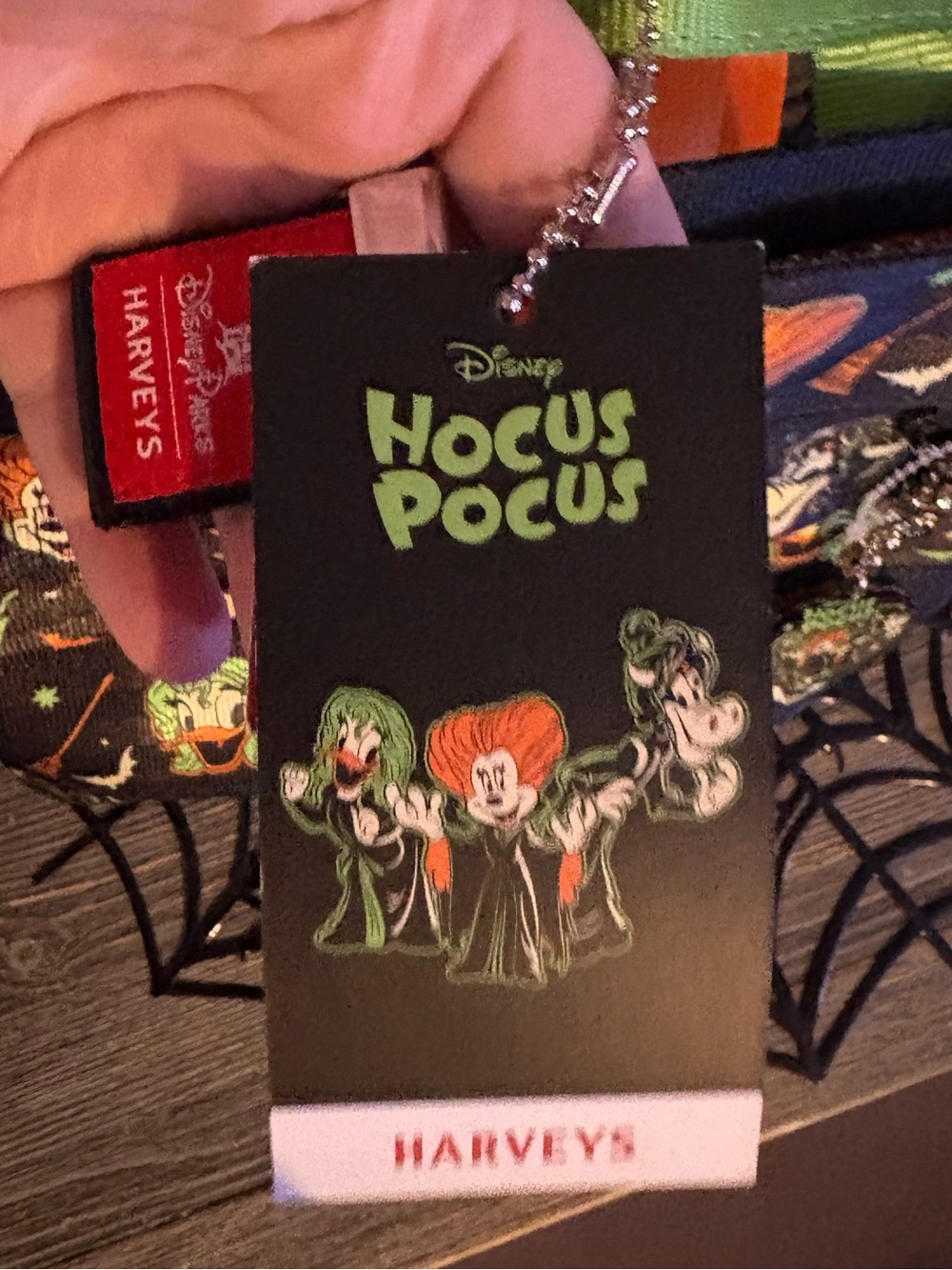 Harveys Disney Hocus Pocus Tote Black, Orange, Green back pack NWT - Picture 5 of 15